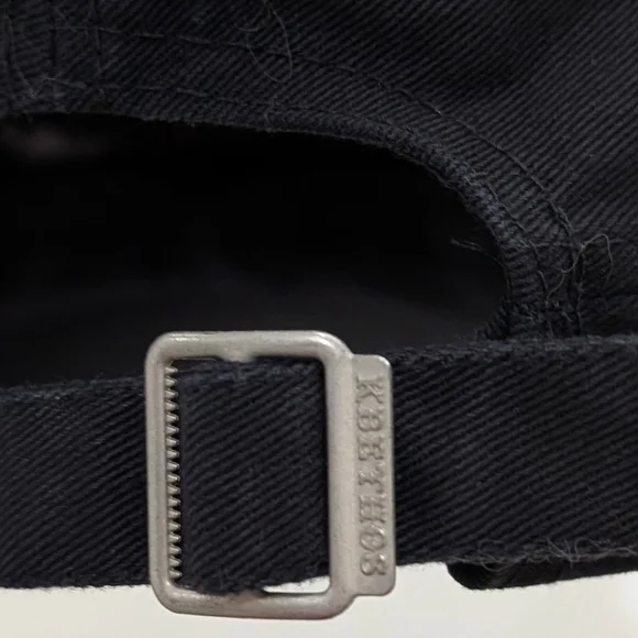 KBETHOS Black Hat with Turquoise Cross Embellishment - Picture 4 of 5